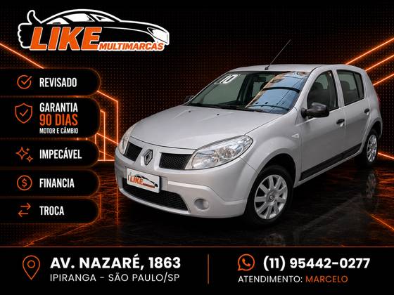 RENAULT SANDERO 1.0 EXPRESSION 16V FLEX 4P MANUAL RENAULT SANDERO 1.0 EXPRESSION 16V FLEX 4P MANUAL